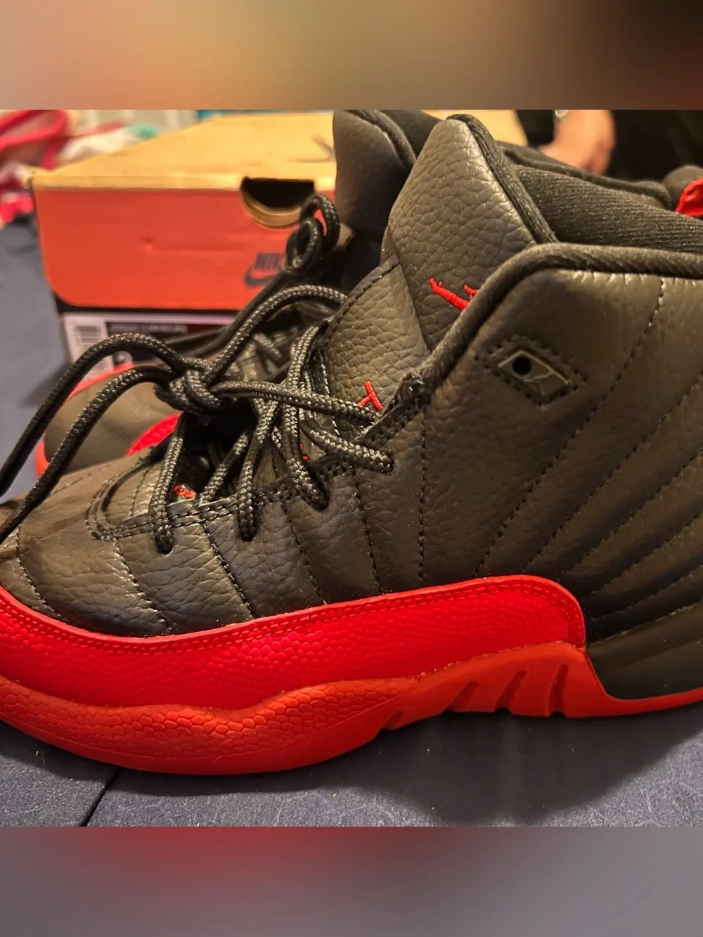 Nike Jordan 12 Retro Sneakers - Black/Red